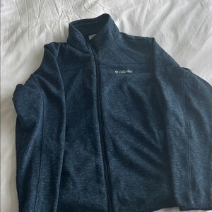 Columbia Dark Blue Zip-Up Jacket